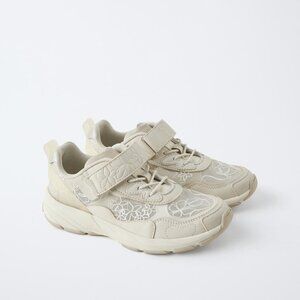 ZARA FLORAL ATHLETIC SNEAKERS